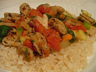 Chicken, Rice and Vegetables